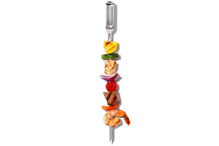 Set de 6 pics à brochettes OXO en acier inox réutilisables