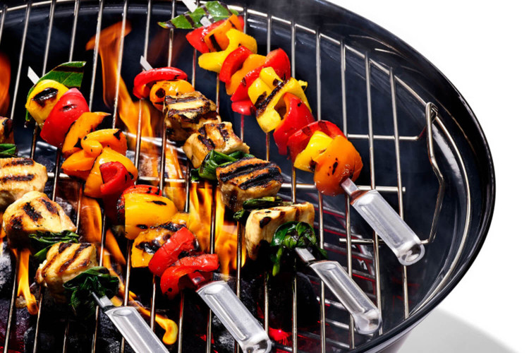 Set de 6 pics à brochettes OXO en acier inox réutilisables