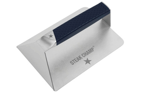Presse à viande Steak Champ en acier inox 19x13x6,5cm