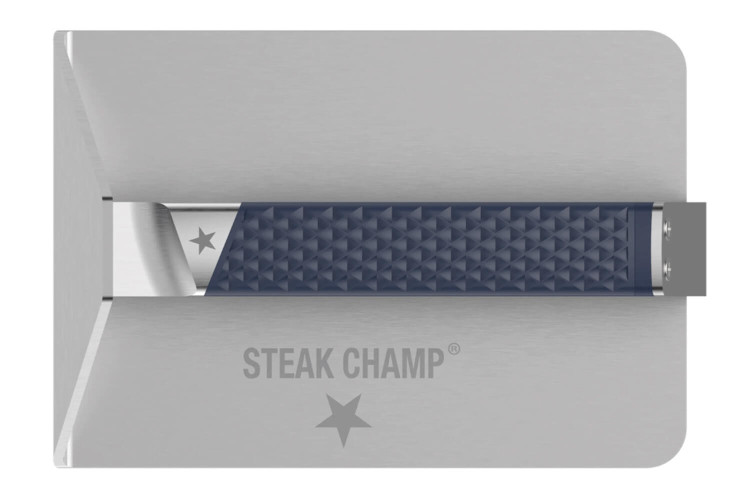 Presse à viande Steak Champ en acier inox 19x13x6,5cm
