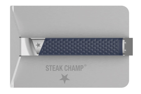 Presse à viande Steak Champ en acier inox 19x13x6,5cm