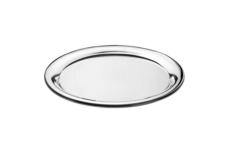 Plateau de service rond en acier inoxydable Matfer Ø40cm