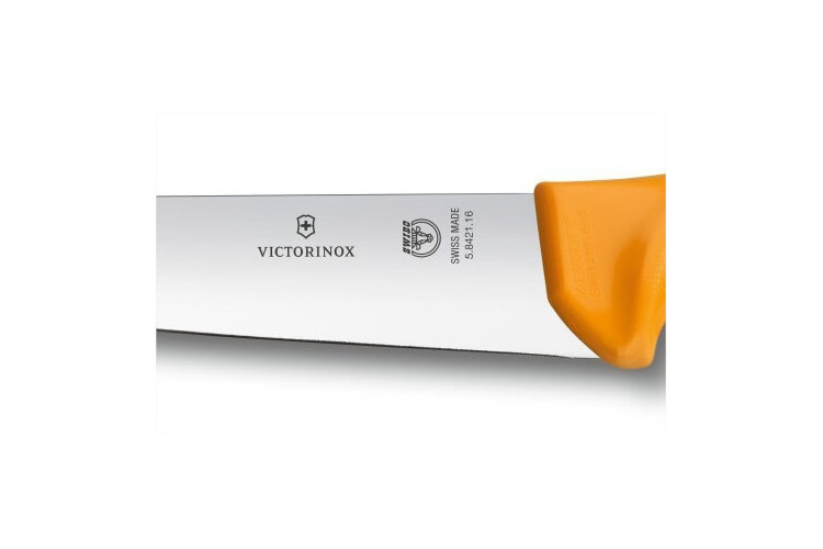 Couteau de boucher professionnel Victorinox SWIBO - Lame en acier trempé 16cm