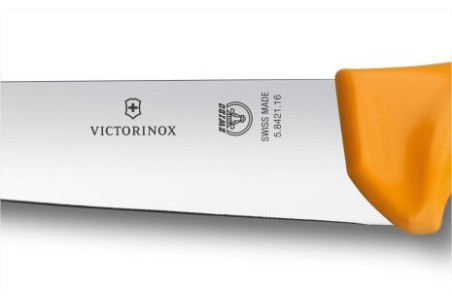 Couteau de boucher professionnel Victorinox SWIBO - Lame en acier trempé 16cm