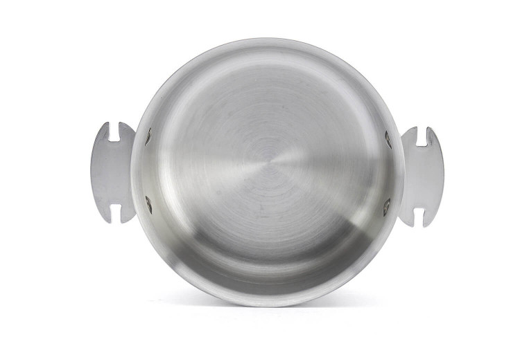 Lot de 2 casseroles inox 18/10 De Buyer Alchimy Loqy avec poignée amovible
