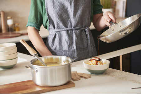 Casserole inox 18/10 De Buyer Alchimy Loqy amovible conception 3 plis