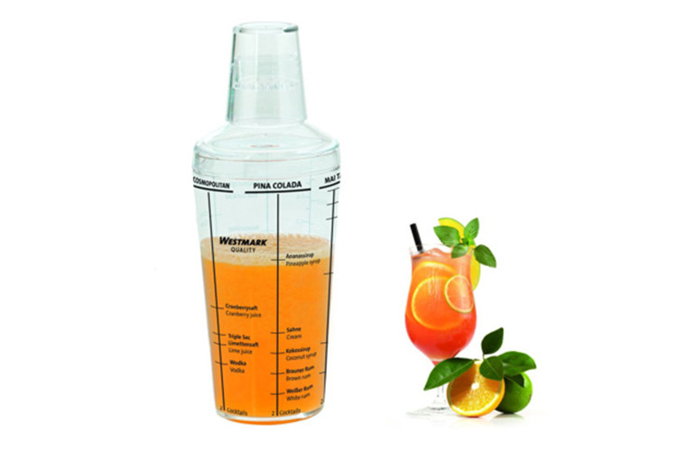 Shaker à cocktail Westmark Casablanca avec graduation - 0,5L