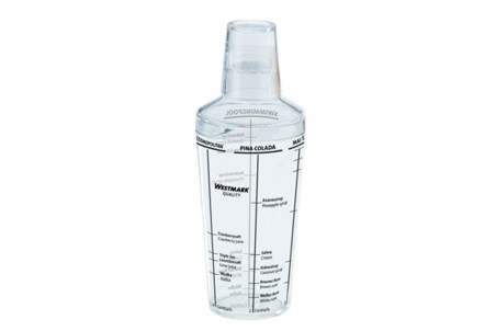 Shaker à cocktail Westmark Casablanca avec graduation - 0,5L