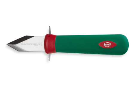 Couteau à huître Sanelli Premana lame inox 9cm manche antidérapant