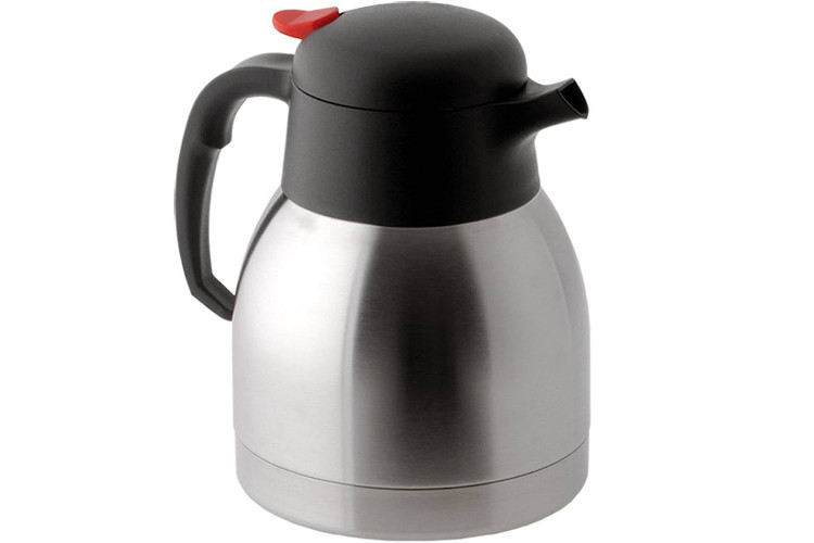 Pichet de service isotherme Louis Tellier en acier inoxydable - 1,2L
