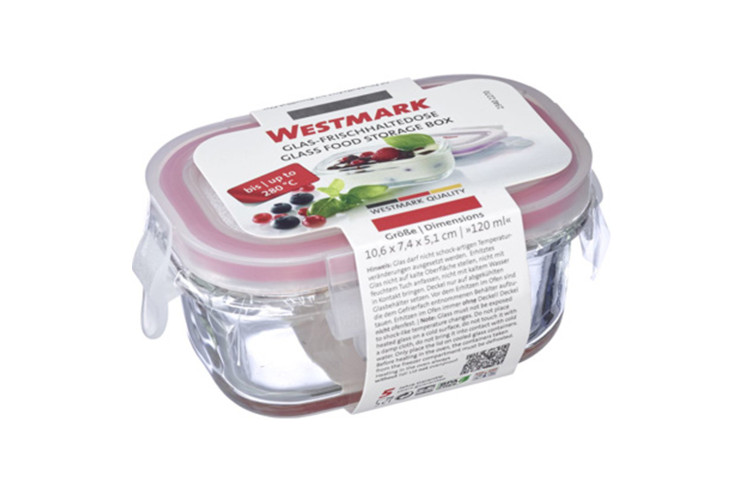 Boîte de conservation en verre Westmark 120ml avec couvercle