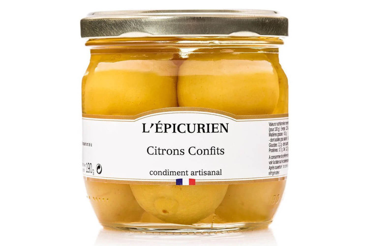 Mini citrons confits L'Épicurien fabrication artisanale - 190g