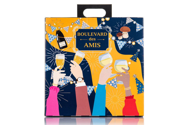 Coffret dégustation L'Epicurien Boulevard des amis - 3 tartinables avec biscuits apéritif
