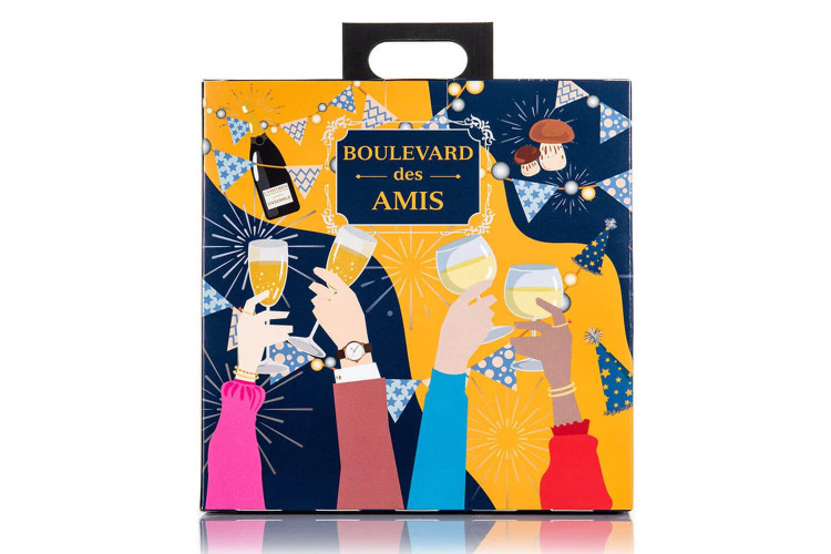 Coffret découverte L'Épicurien Entre amis - Biscuits apéro + 3 tartinables
