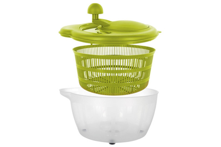 Essoreuse à salade Westmark Fortuna verte pomme 5 litres - 4 pieds antidérapants