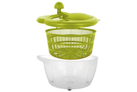 Essoreuse à salade Westmark Fortuna verte pomme 5 litres - 4 pieds antidérapants