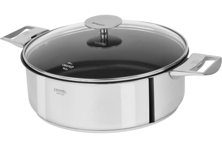 Sauteuse Cristel Casteline amovible Exceliss en inox 18/10 - 5 plis