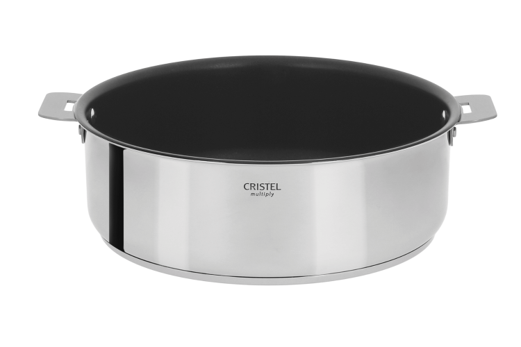 Sauteuse Cristel Casteline amovible Exceliss en inox 18/10 - 5 plis