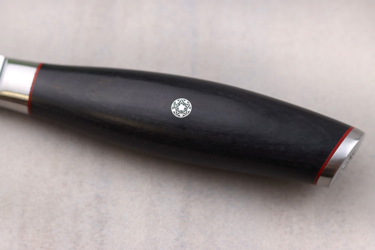 Couteau universel Wusaki Fujiko Black 10CR  manche pakka - lame damas 12cm
