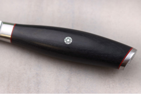 Couteau universel Wusaki Fujiko Black 10CR  manche pakka - lame damas 12cm