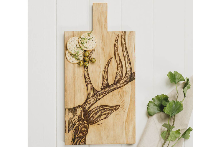 Planche de service Selbrae House en bois de chêne 50x25x2cm