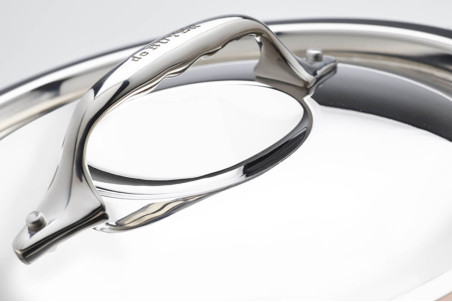 Braisière De Buyer Prima Matera en cuivre inox - Avec couvercle 24 cm