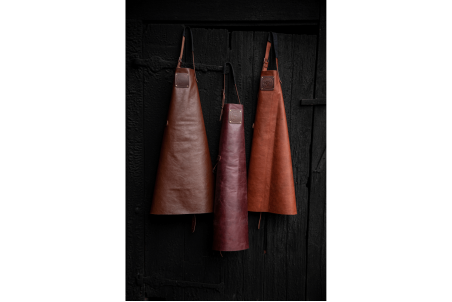 Tablier de cuisine en cuir pleine fleur Witloft Buffalo Collection - Fabrication artisanale