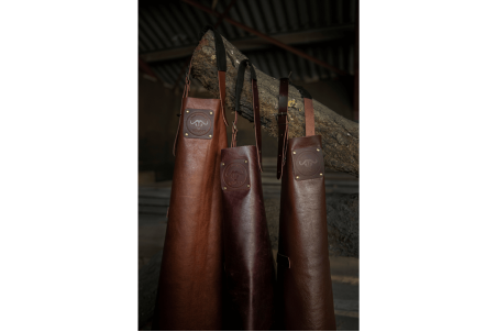 Tablier de cuisine en cuir pleine fleur Witloft Buffalo Collection - Fabrication artisanale
