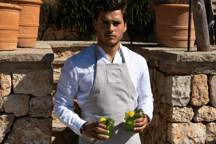 Tablier de cuisine écoresponsable Witloft - Coton recyclé