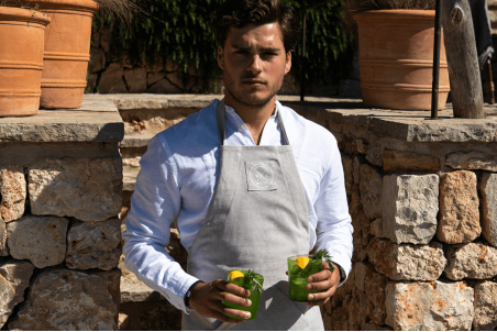 Tablier de cuisine écoresponsable Witloft - Coton recyclé