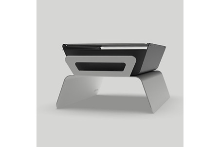 Barbecue charbon de bois de table Caliu Horeca tout inox - 30x45x16cm
