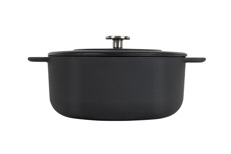 Cocotte en fonte professionnelle Combekk Sous-chef Dutch Oven noire