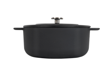 Cocotte en fonte professionnelle Combekk Sous-chef Dutch Oven noire