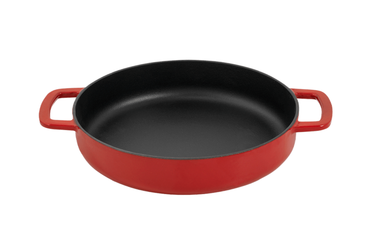 Poêlon Combekk Sous-chef rouge en fonte émaillée