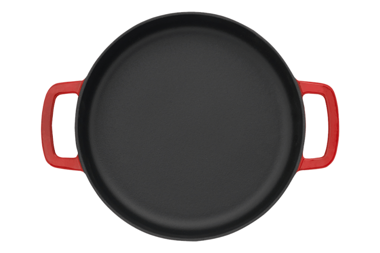 Poêlon Combekk Sous-chef rouge en fonte émaillée