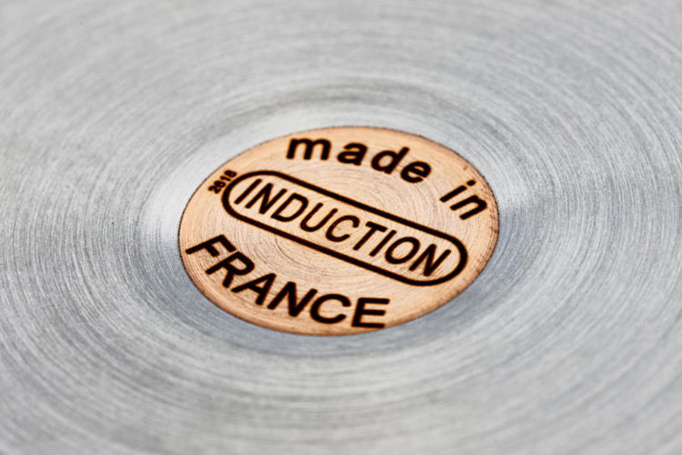 Wok De Buyer Prima Matera en cuivre inoxydable - Compatible induction 32 cm