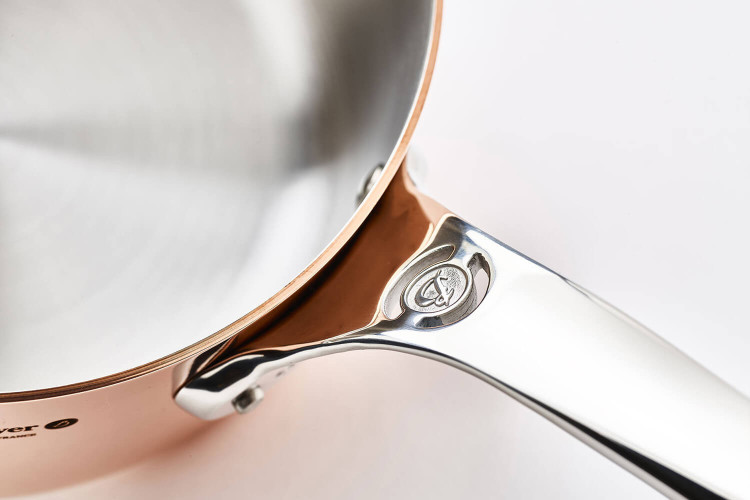 Sauteuse droite en cuivre inox De Buyer Prima Matera - Compatible induction