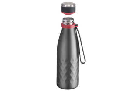 Bouteille isotherme Westmark Viva en acier inox couleur anthracite