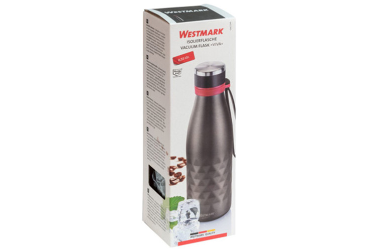 Bouteille isotherme Westmark Viva en acier inox couleur anthracite