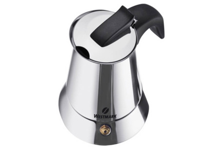 Cafetière à espresso Westmark Brasilia Plus en acier inox
