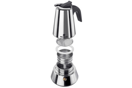 Cafetière à espresso Westmark Brasilia Plus en acier inox