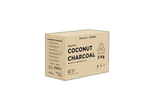 Charbon de noix de coco Caliu pour barbecue charbon de bois