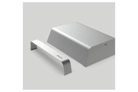 Couvercle pour barbecue charbon de bois Caliu en acier inox