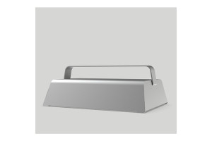 Couvercle pour barbecue charbon de bois Caliu en acier inox