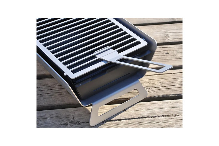 Poignée amovible pour barbecue charbon Caliu tout inox - 26cm