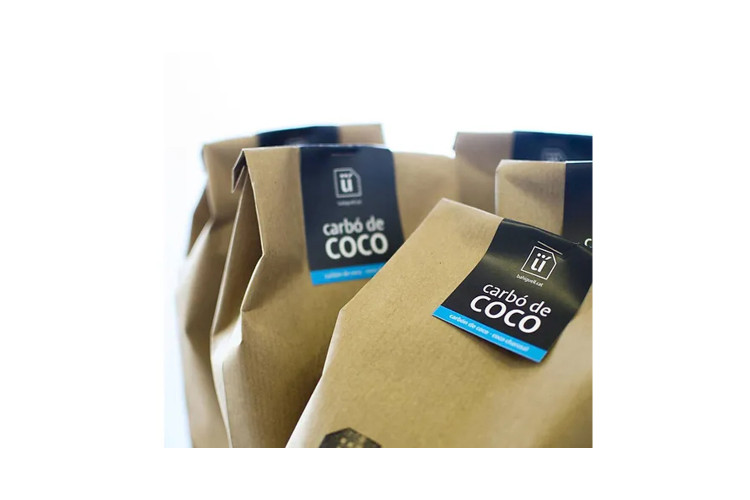 Kit d'allumage écologique Caliu pour barbecue - Charbon de coco et allume-feux