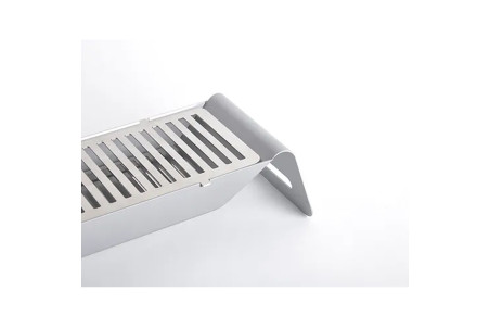 Barbecue de table Caliu en acier inoxydable finition miroir