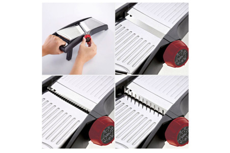Mandoline de cuisine Westmark Vario réglable avec poussoir