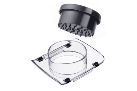 Mandoline de cuisine Westmark Schnitzel Spezi 5 lames avec chariot et bac récupérateur