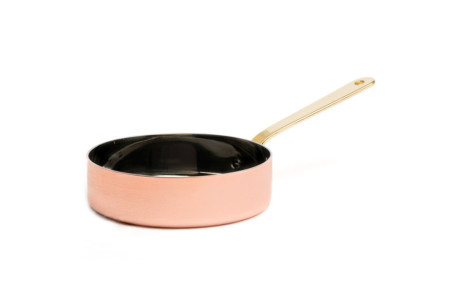 Mini sauteuse en cuivre et inox Comas double paroi - diamètre 12cm